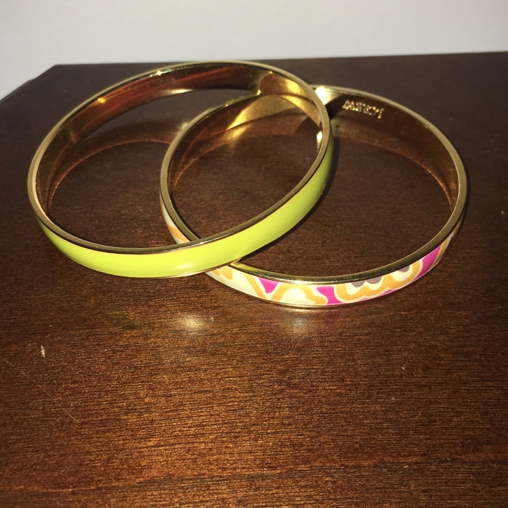 J Crew enamel bracelets